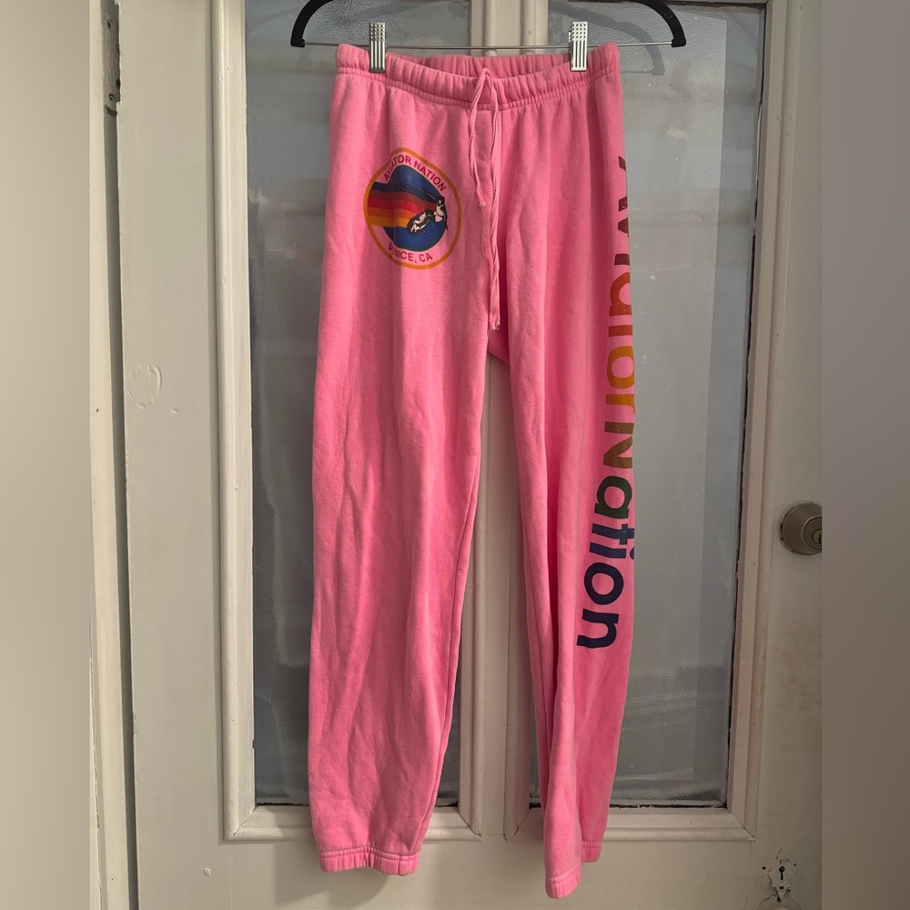 Aviator Nation Pink Sweatpants